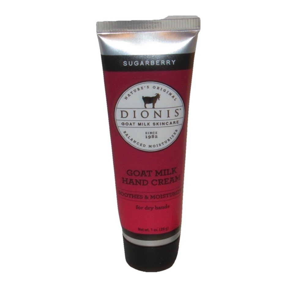 New Dionis Skincare Goat Milk Hand Cream Sugarberry 1oz 28g Travel Size